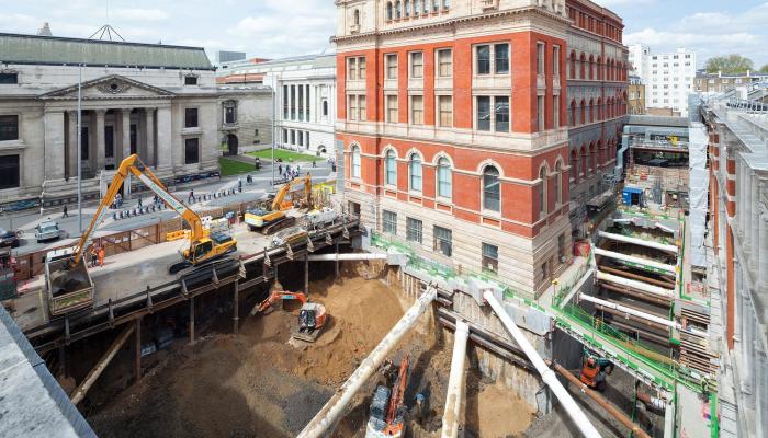 RC Frame and Temporary Works for Victoria & Albert Museum